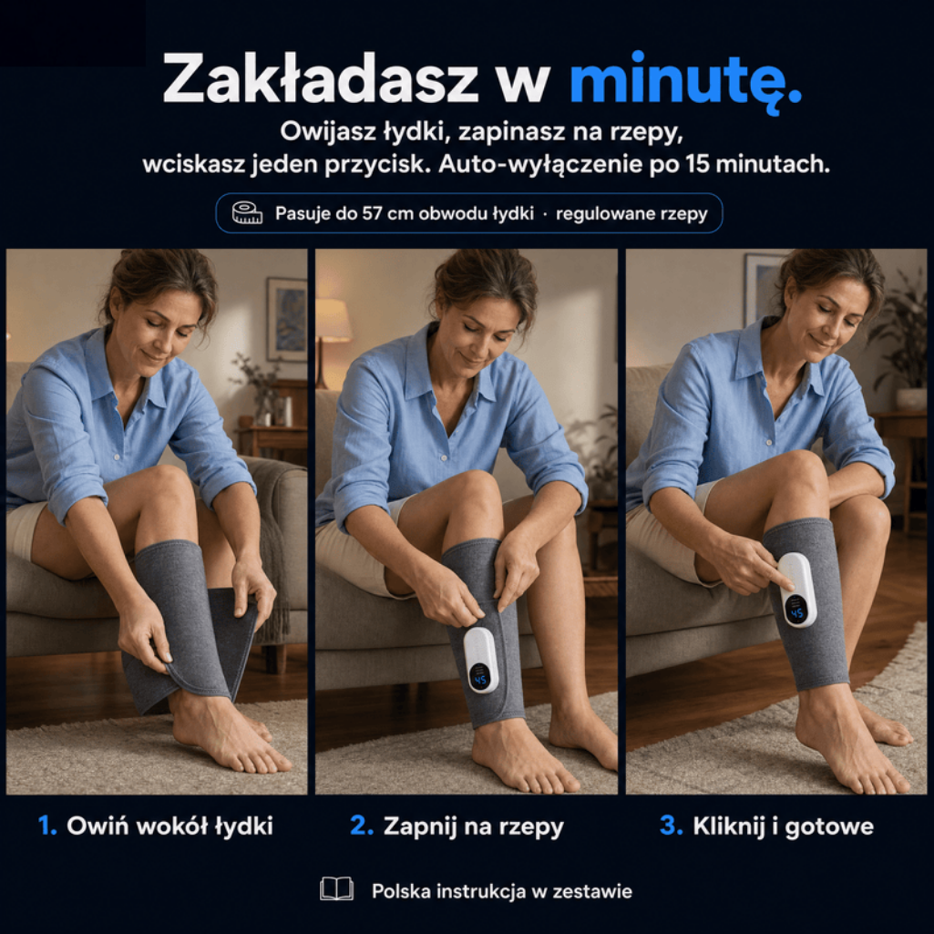 VitalFlow™ — Jak pozbyć się uczucia ciężkich nóg w 15 minut dziennie, bez maści i tabletek