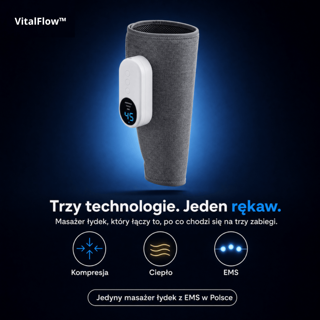 VitalFlow™ — Jak pozbyć się uczucia ciężkich nóg w 15 minut dziennie, bez maści i tabletek