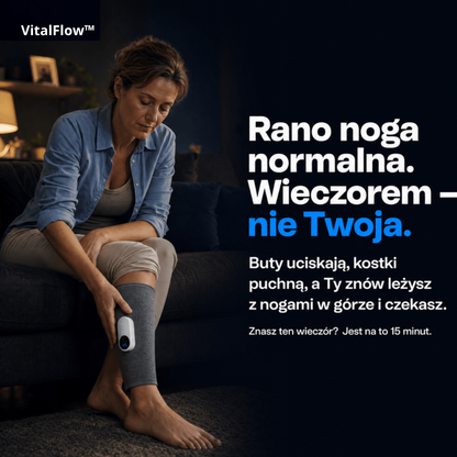 VitalFlow™ — Jak pozbyć się uczucia ciężkich nóg w 15 minut dziennie, bez maści i tabletek