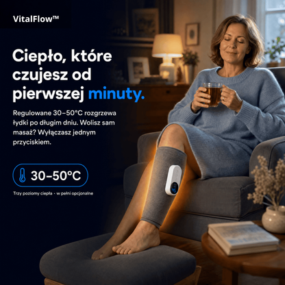 VitalFlow™ — Jak pozbyć się uczucia ciężkich nóg w 15 minut dziennie, bez maści i tabletek
