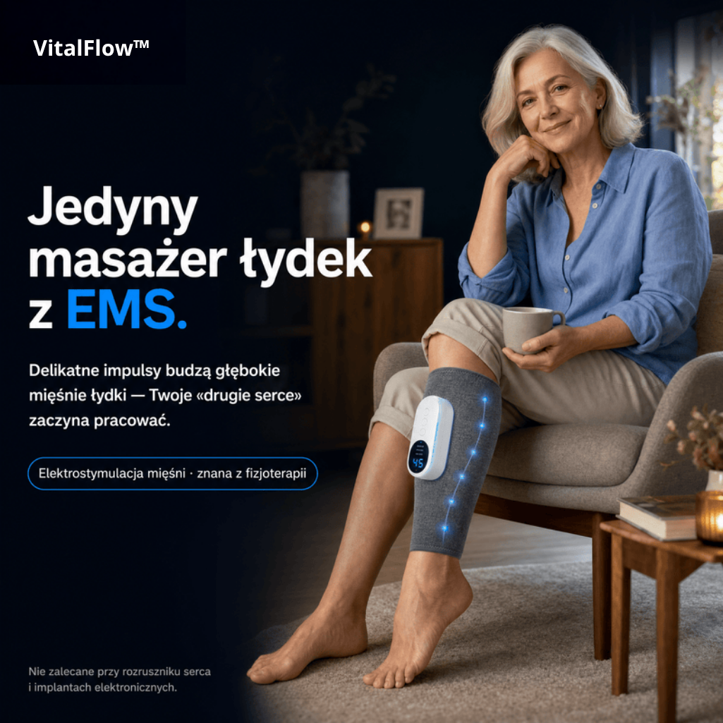 VitalFlow™ — Jak pozbyć się uczucia ciężkich nóg w 15 minut dziennie, bez maści i tabletek