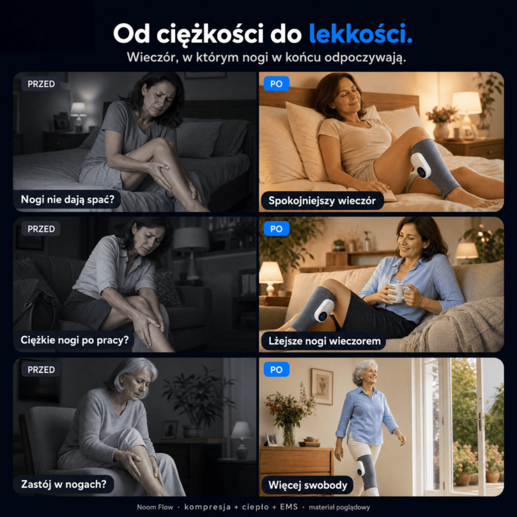 VitalFlow™ — Jak pozbyć się uczucia ciężkich nóg w 15 minut dziennie, bez maści i tabletek