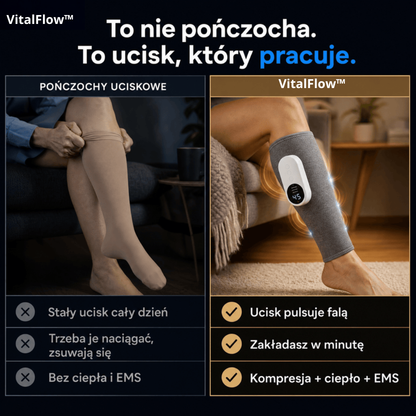 VitalFlow™ — Jak pozbyć się uczucia ciężkich nóg w 15 minut dziennie, bez maści i tabletek